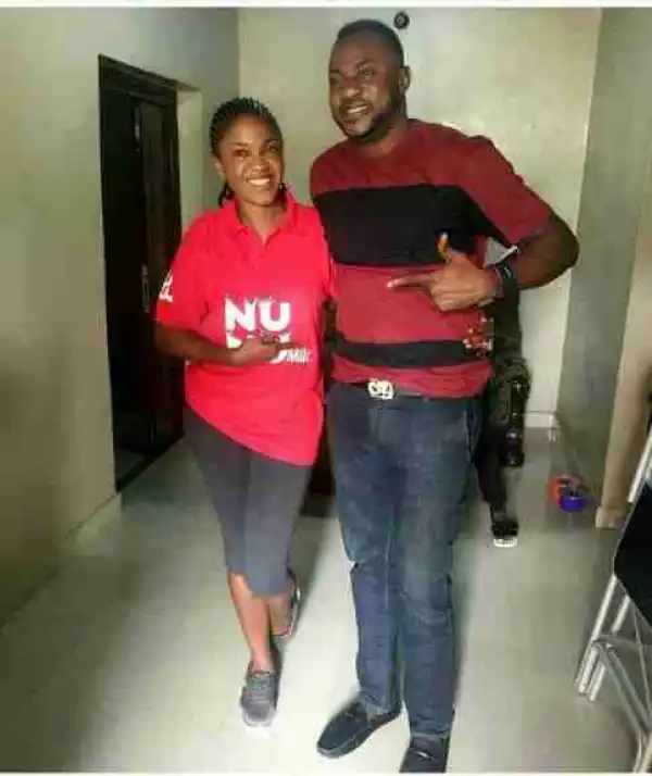 Adorable Photo Of Hot Yoruba Actor, Odunlade Adekola & Actress Omoni Oboli